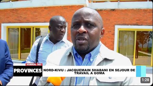 Nord-Kivu: Jacquemain Shabani en séjour de travail à Goma