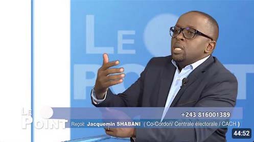 Le POINT avec Jacquemin Shabani (UDPS-Tshisekedi)